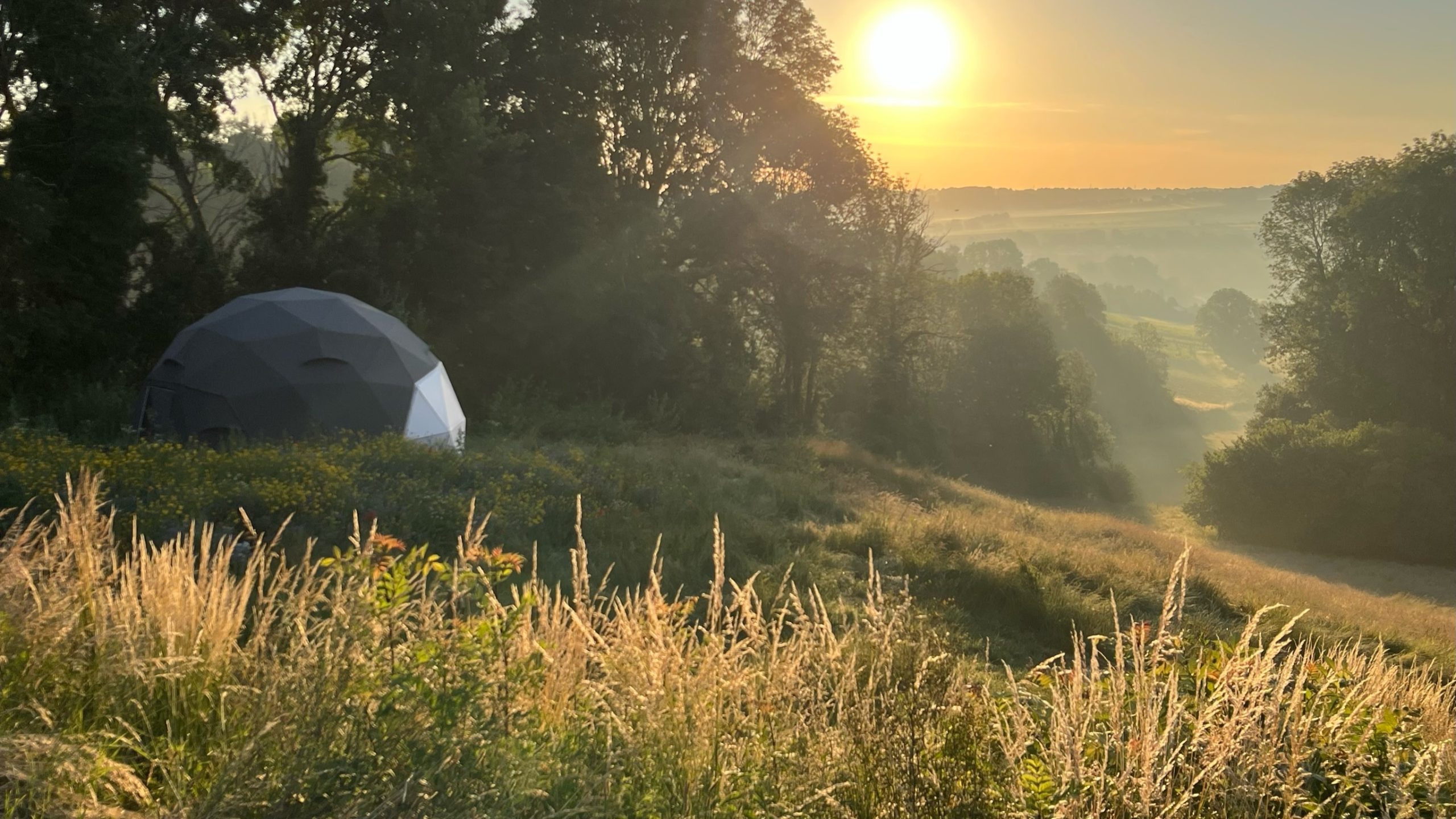 glamping Zuid-Limburg natuurhuisje wandelen fietsen uitzicht natuur bos